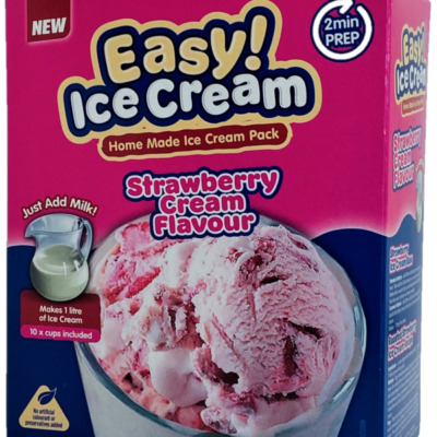 Easy Ice cream Strawberry - Home made ice cream pack - full case x 24 boxes