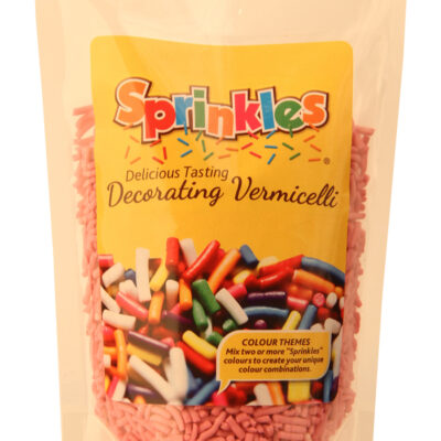 Sprinkles Pink Chocolate Vermicelli 200g x 12 per case