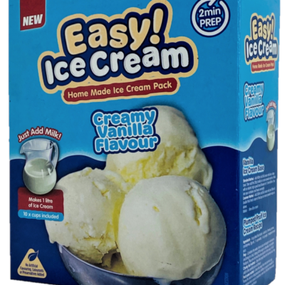 Easy Ice cream Vanilla - Home made ice cream pack - x 24 units per case