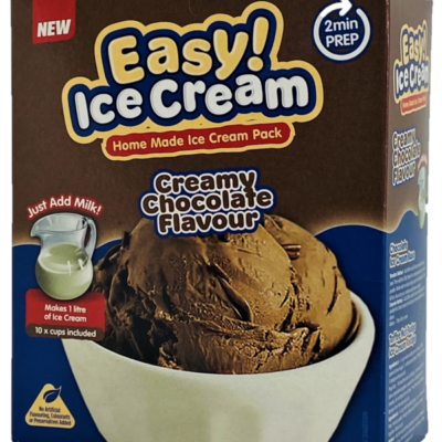 Easy Ice cream Chocolate - Home made ice cream pack - full case x 24 boxes